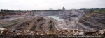 Formation of Pit Lake in Limestone Quarry